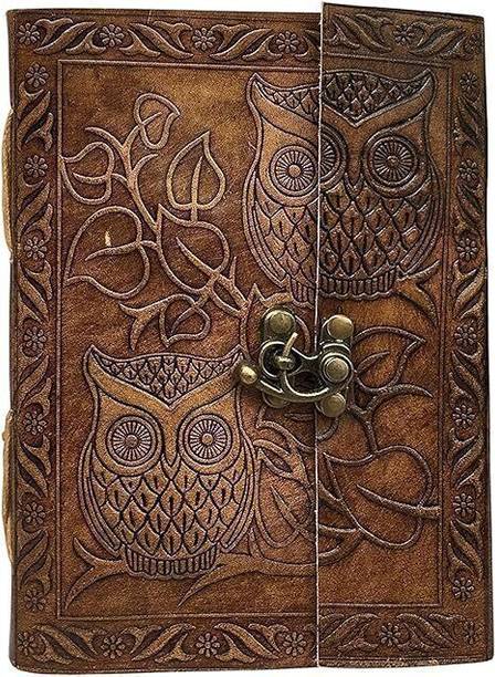 kraftvilla owl journal A4 Journal unrulled 240 Pages