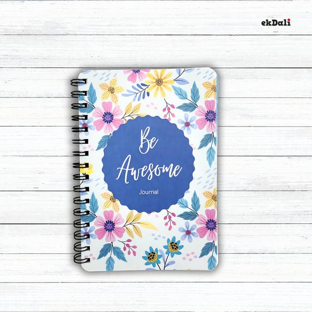 ekdali Be Awesome Journal A5 Journal Dot Grid 144 Pages