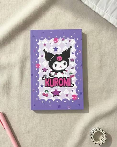 Vaikunthcapital Kuromi Collection A5 Notebook Ruled 85 Pages