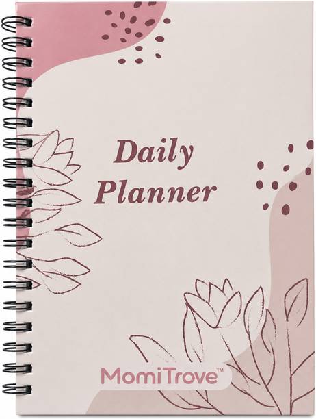MomiTrove Daily Planner Regular Planner Ruled 192 Pages