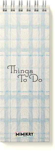Mimikry To Do List 120 gsm Hard Cover | 3.25 x 9 inches | Regular Desk Planner Ruled 100 Pages