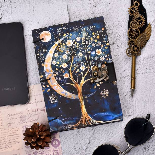 Al Zohra Handicraft Diary Notebook A5 Diary Unruled 200 Pages