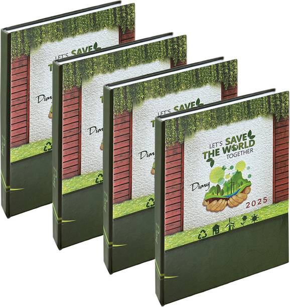 TULMAN A5 Hard Bound 2025 Journal Diary Creative Writing Perfect,Students,Professionals A5 Notebook Ruled 365 Pages