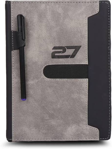 Erminio Palamino Diary Executive Planner 2027, Professional Daily Organizer with Pen Holder B5 Diary Ruled 365 Pages