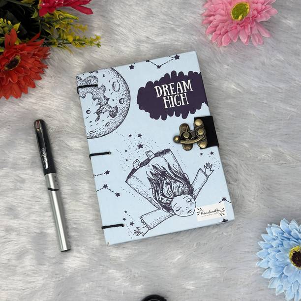 RS Crafts HANDMADE PRINTED DIARY A5 Diary PLAIN 200 Pages