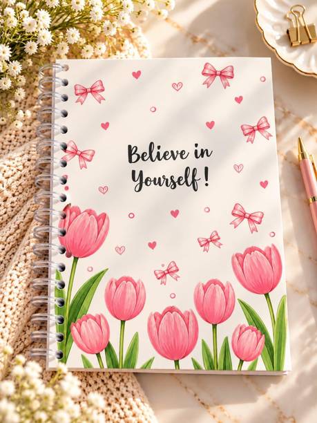 Tiny Tales Treasurers Believe in yourself A5 Notebook Unruled 100 Pages