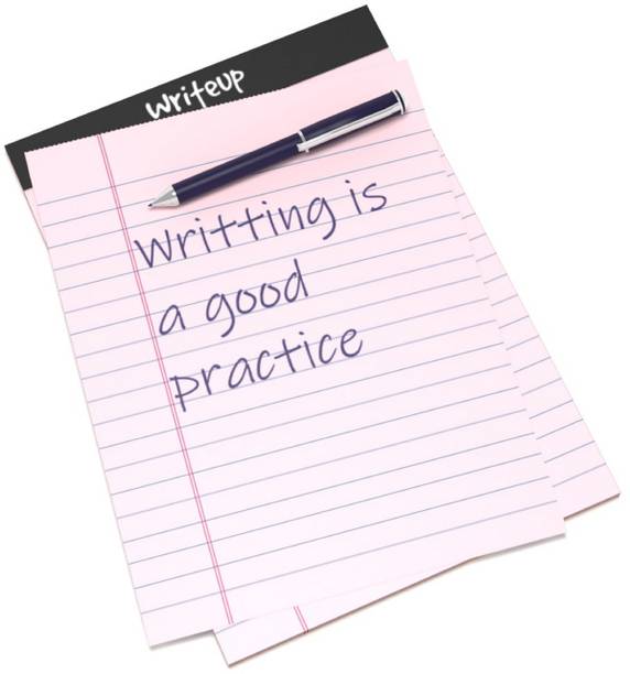 NEELGAGAN Writeup Pad for Office, Writing Office Pads Premium 70 GSM Paper A5 Note Pad Ruled 100 Pages