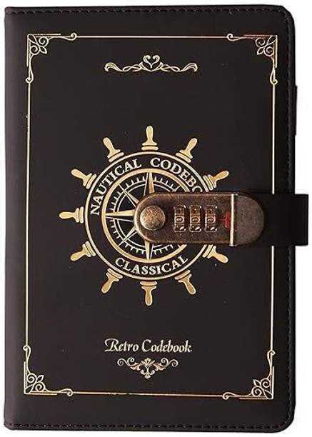 YCVARIYAENTERPRISE Marble Diary Journal with Lock for Girls and Women - Secret Diaries A5 Diary Single Ruled 0 Pages