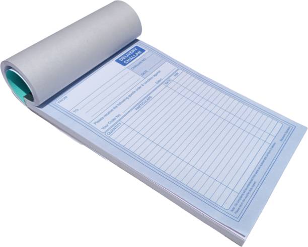 KESETKO Challan Notebook For Daily Uses A5 Delivery Challan Ruled 150 Pages