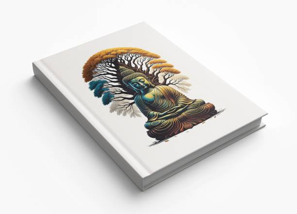 AccuPrints Buddha hardbound Diary A5 Diary Ruled 200 Pages
