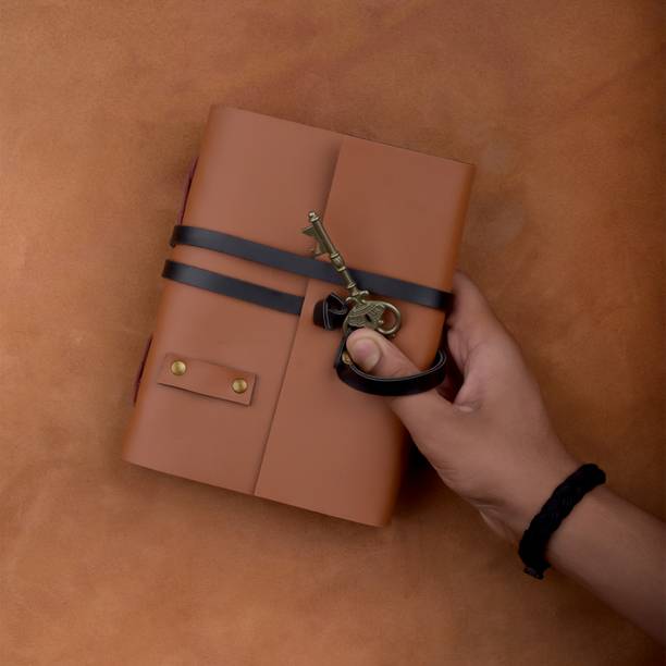 ARSHAD HANDICRAFT Classic Printed Journal Mini Diary Plain 200 Pages