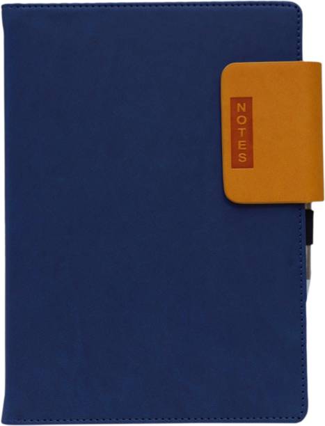 PLAN.A. DAY Leather Hardcover Notebook, With Magnetic Button closure A5 Journal Ruled 288 Pages