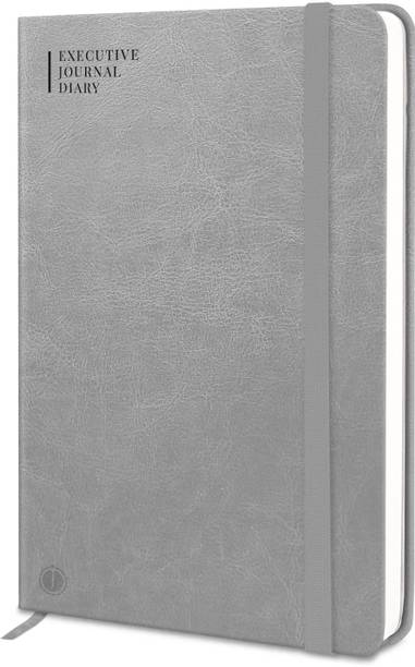 Jhingalala Leather Notebook Diary with Elastic Lock I Executive Notebook Journal Diary A5 Diary Ruled 192 Pages