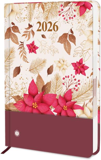 jhingalala hard bound planner diary 2026 365 dates office personal a5 ruled 344 pages