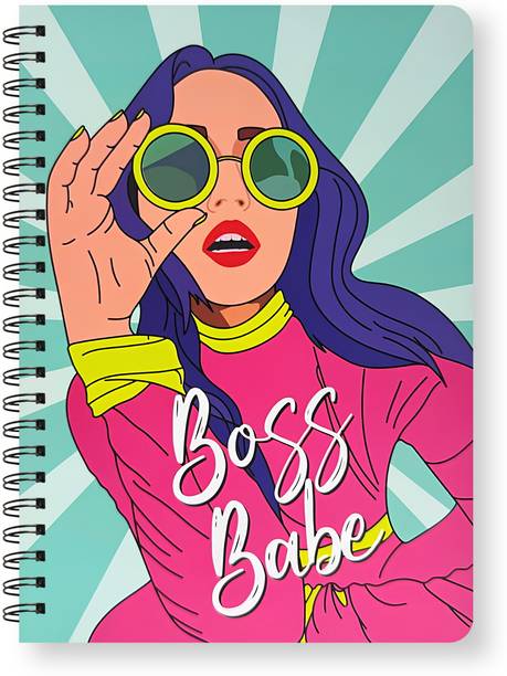 TGS Spiral-Wiro Hard bound A5, Notebooks, For Writing Personal, Students (12451) A4 Diary Ruled 144 Pages