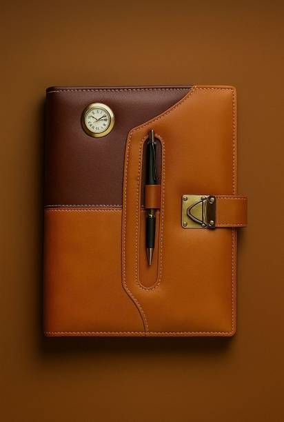 UBROFIT premium antilock diary with clock ,calculator and pen B5 Planner/Organizer Single ruled 365 Pages