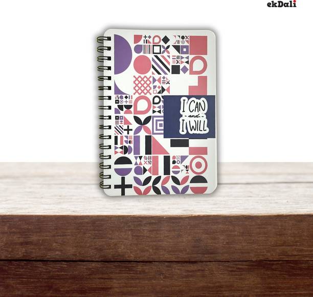ekdali I Can, I Will Journal A5 Journal Dot Grid 144 Pages