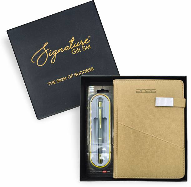 Infinity 2026 Diary + Pierre Cardin Hope Ball Pen A5 Diary Ruled 336 Pages