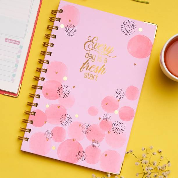 Doodle Hard Bound Daily A5 Planner Ruled 192 Pages