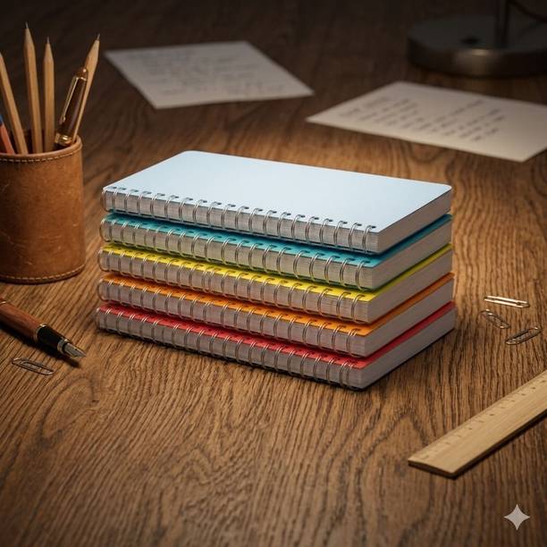 Bookit Spiral Plain Notebook A4 Notebook Plain 200 Pages