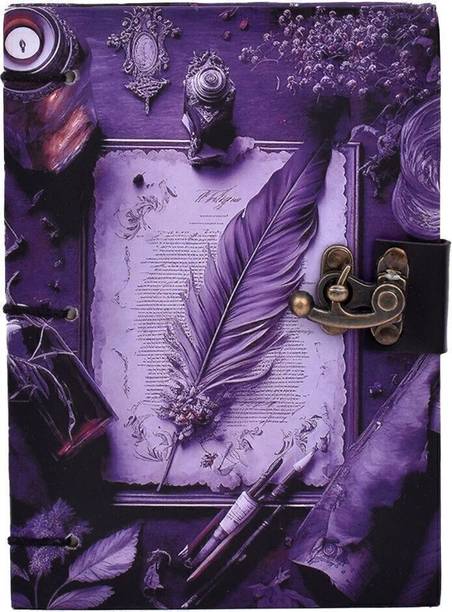 NIZAM HANDICRAFT Creative Hand Crafted A5 Notebook UNRULED 200 Pages