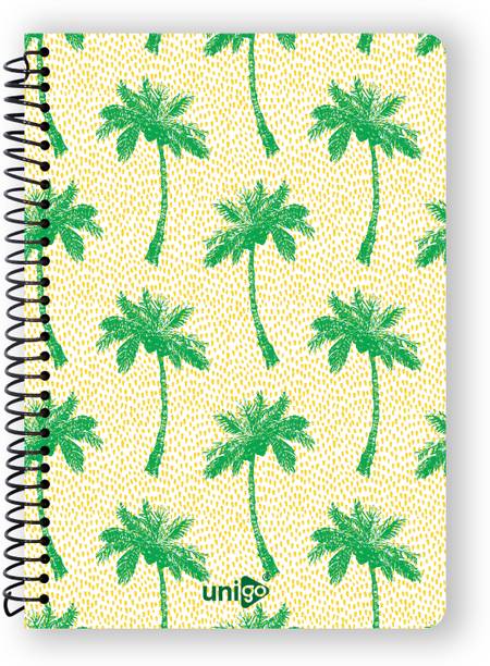 UNIGO Premium Spiral Binding A4 Notebook Unruled, 100 Pages