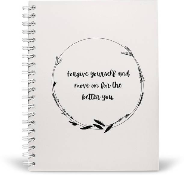 PurpleBees BETTER YOU Quotes Diary A5 | Motivational Diary A5 Diary Unruled 160 Pages
