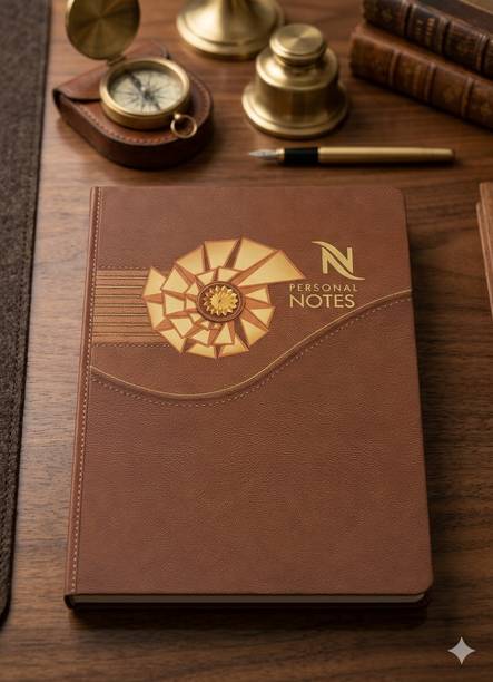 CuckooDiaries Premium Notebook With Personal Information Page & 70 GSM Paper Finish Cover A5 Notebook Ruled 192 Pages
