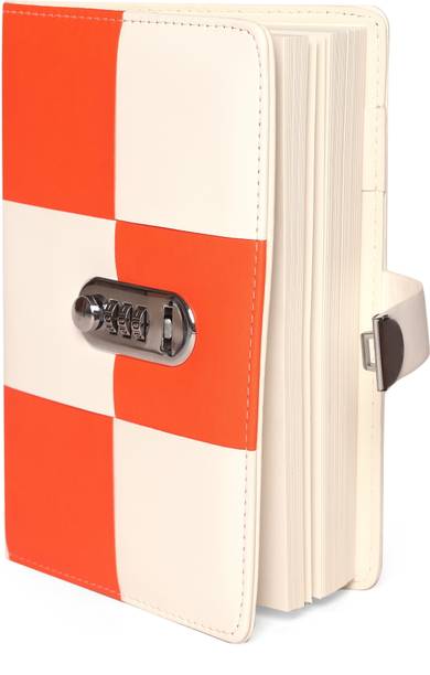 Wishbone NUMERICAL LOCK A5 Diary RULED 112 Pages