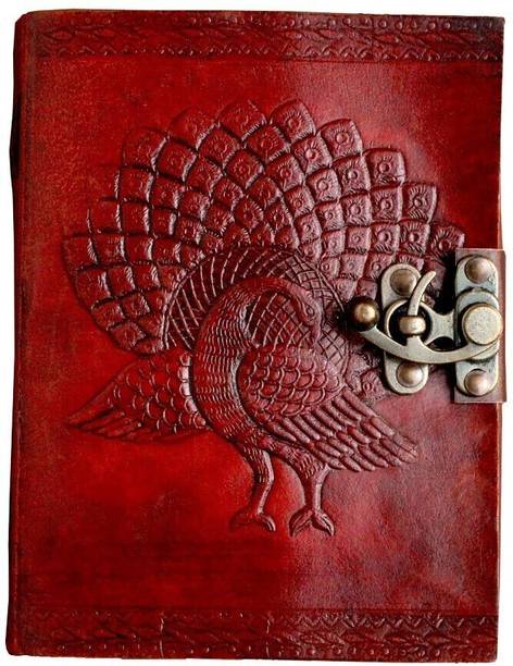 Anshika International handmade notebook diary A5 Journal unruled 100 Pages