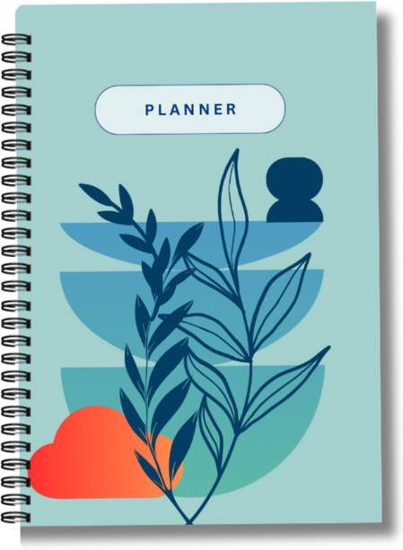 SKILLSET Undated Daily Time Management Planner Task List, Goal Tracker & Wellness Journal A5 Planner 192 Pages