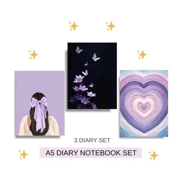 YourChoiice Girls diary A5 Notebook Unruled 80 Pages
