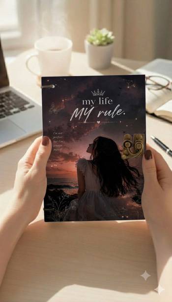 Aliza Handicrafts CREATIVE DIGITAL PRINTED HANDMADE DIARY WITH C METAL LOCK A5 Notebook Unruled 200 Pages