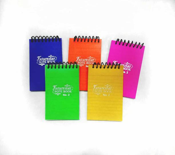 INNINKA spiral pocket diary Pocket-size Note Pad ruled 160 Pages