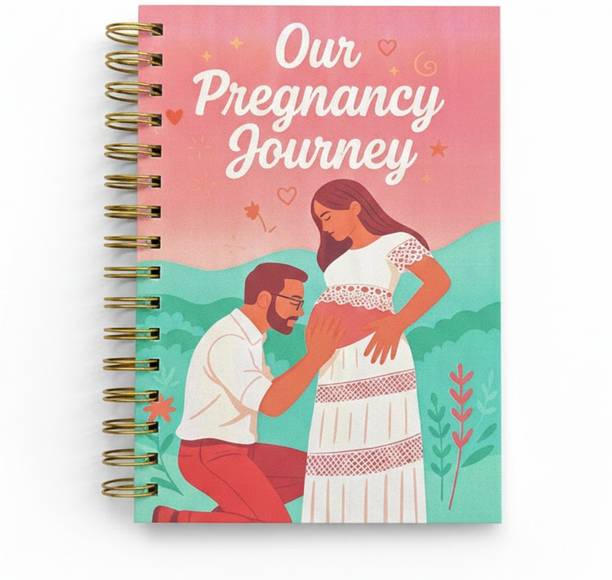 Bop Canvases Pregnancy Diary A5 Journal Printed 120 Pages
