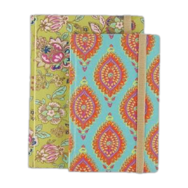 BringGift Handmade Journal With Elastic Closure A6 Notebook Ruled 100 Pages