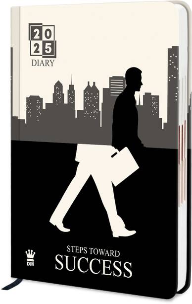 Diarymart Hard Bound Executive 2025 Diary with Dates I New Year Daily Planner Diary 2025 I A5 Diary Ruled 344 Pages