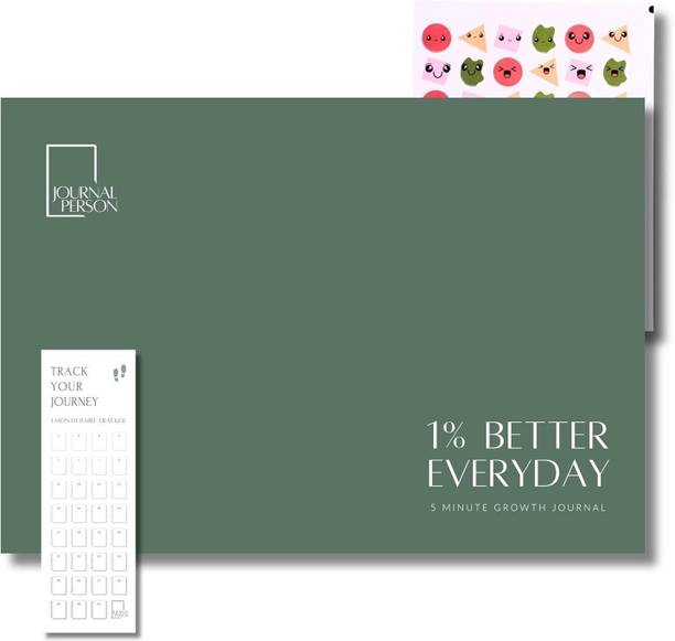 Journal Person Mood, Sleep, Food & Activity Trackers for Personal Growth A4 Planner Notebook 30 Pages