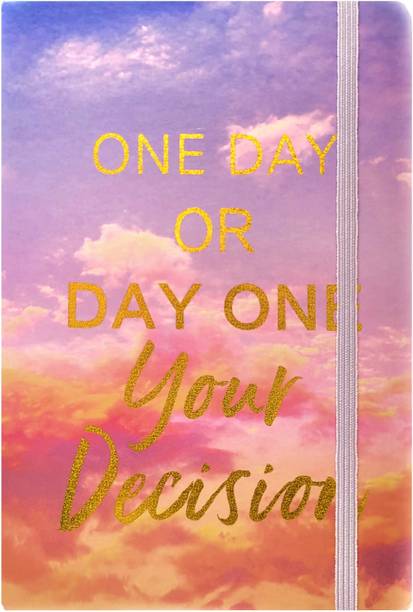 Craftacious Art Motivational Quote Diary for Girls, A5 Ruled 160 Pages (21cm X 14.5cm) Assorted Diary Single Ruled 160 Pages