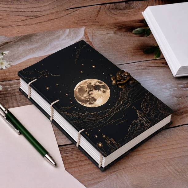 zafar handicraft Moonlight Series A5 Journal Unruled 200 Pages