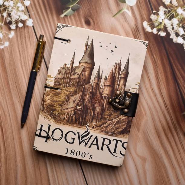 NIZAM HANDICRAFT Harry Potter Hogwarts Print special binding A5 Diary Un-Ruled A5 Diary 200 200 Pages