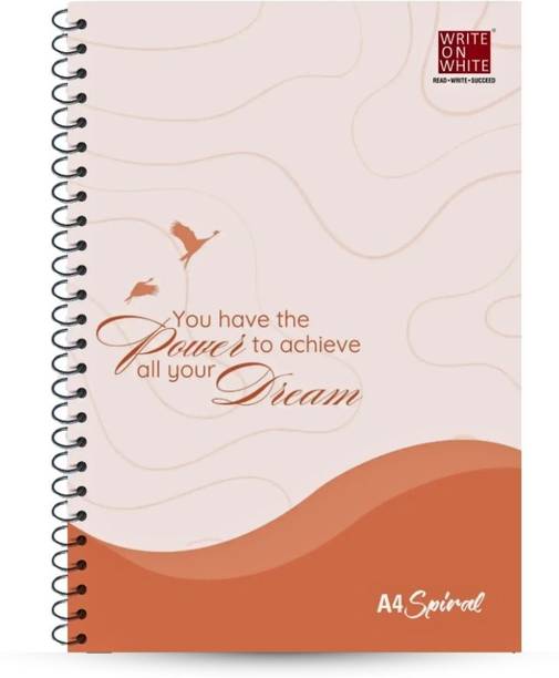 राइट ऑन व्हाइट A4 Notebook