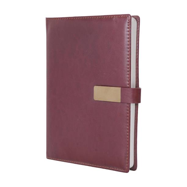 CuckooDiaries Premium Corporate Journal Executive Side Pen Holder Hardbound Single Ruled A5 Notebook Singe Ruled 192 Pages