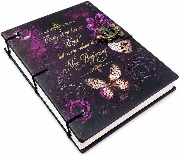 Design Dimension Printed Diary With Lock Perfect For Writing, Sketching, Traveling Our Gifting A5 Diary unruled 200 Pages