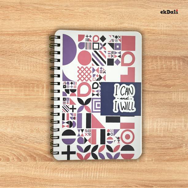 ekdali I Can, I Will Journal A5 Journal Dot Grid 144 Pages