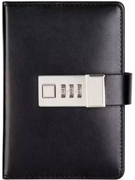 ECOSKY Number lock diary A5 Diary Ruled 200 Pages