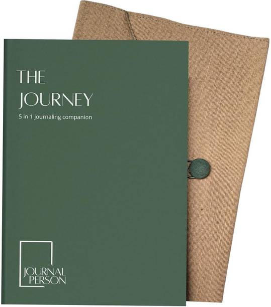 Journal Person THE JOURNEY Guided Journal Kit Gratitude journaling Daily Reflections A5 Diary Ruled 200 Pages