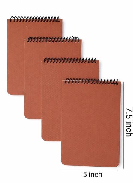 INNINKA Spiral Notepad A5 Note Pad ruled 90 Pages