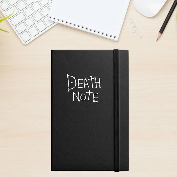 urban kiosk Death Note Diary Anime | Journal | Notebook with Elastic Band A5 Diary Ruled 174 Pages