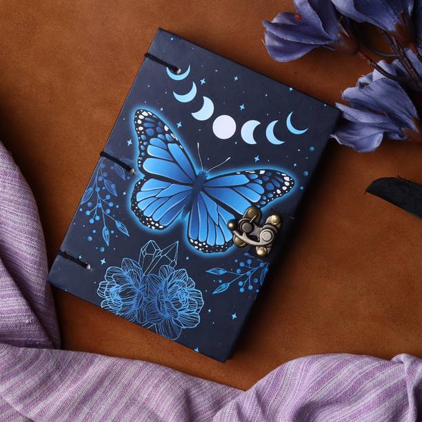 RS Crafts HANDMADE PRINTED DIARY A5 Diary PLAIN 200 Pages